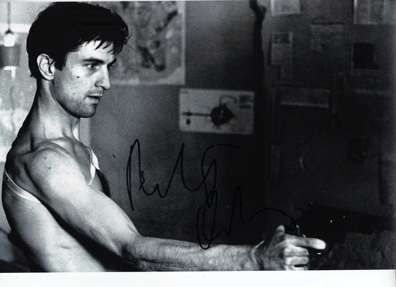 Robert De Niro Signed 12X8 Photo Taxi Driver "Travis Bickle" AFTAL COA (5467)