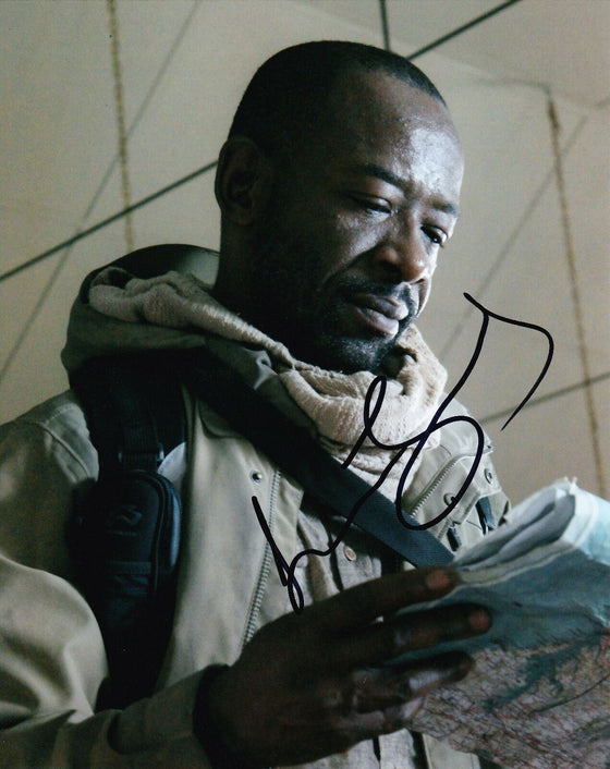 Lennie James Signed 10X8 Photo Walking Dead AFTAL COA (7514)