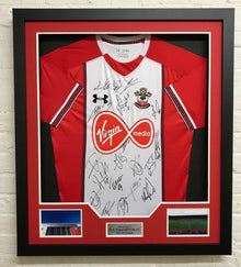  Southampton SIGNED & FRAMED Jersey AFTAL COA