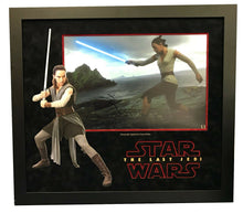  Daisy Ridley Signed STAR WARS THE LAST JEDI 18X12 Framed Photo Rey AFTAL COA