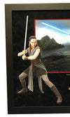 Daisy Ridley Signed STAR WARS THE LAST JEDI 18X12 Framed Photo Rey AFTAL COA