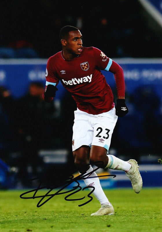 Issa Diop SIGNED 10X8 Photo West Ham United F.C. AFTAL COA (1611)