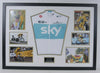 Geraint Thomas Signed Tour De France Yellow Jersey FRAMED AFTAL COA (FTO)