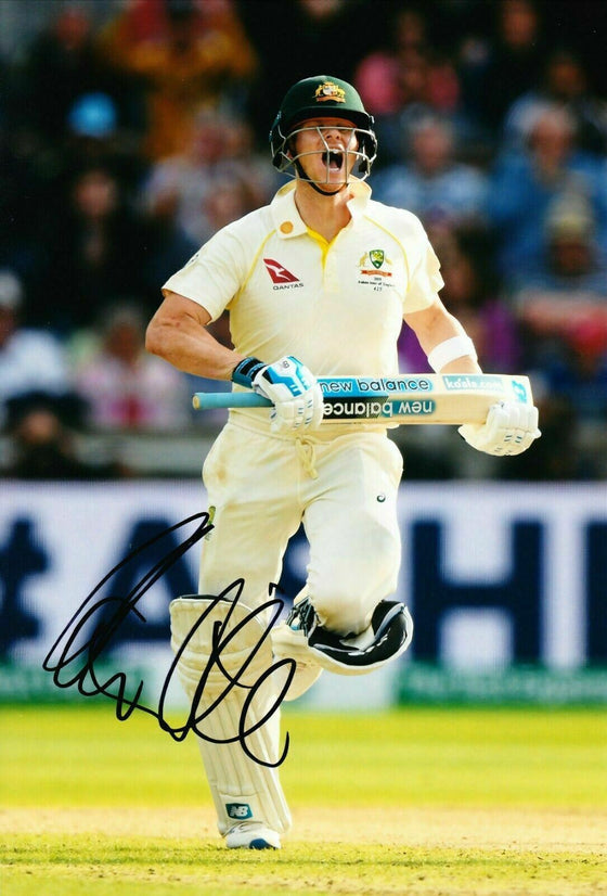 Steven SMITH Signed 12X8 Photo 2019 ASHES Century AFTAL COA (2671)