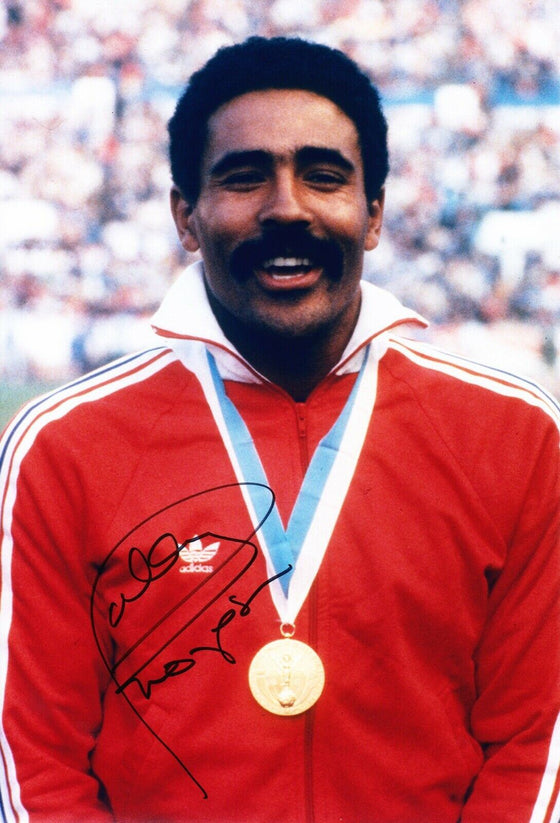Daley Thompson Signed 12X8 Photo Double Olympic Champion AFTAL COA (J)