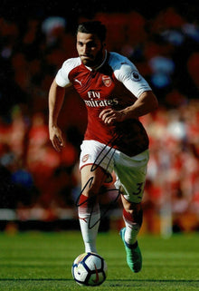 Sead Kolasinac Signed 12X8 Photo Arsenal F.C. AFTAL COA (A)