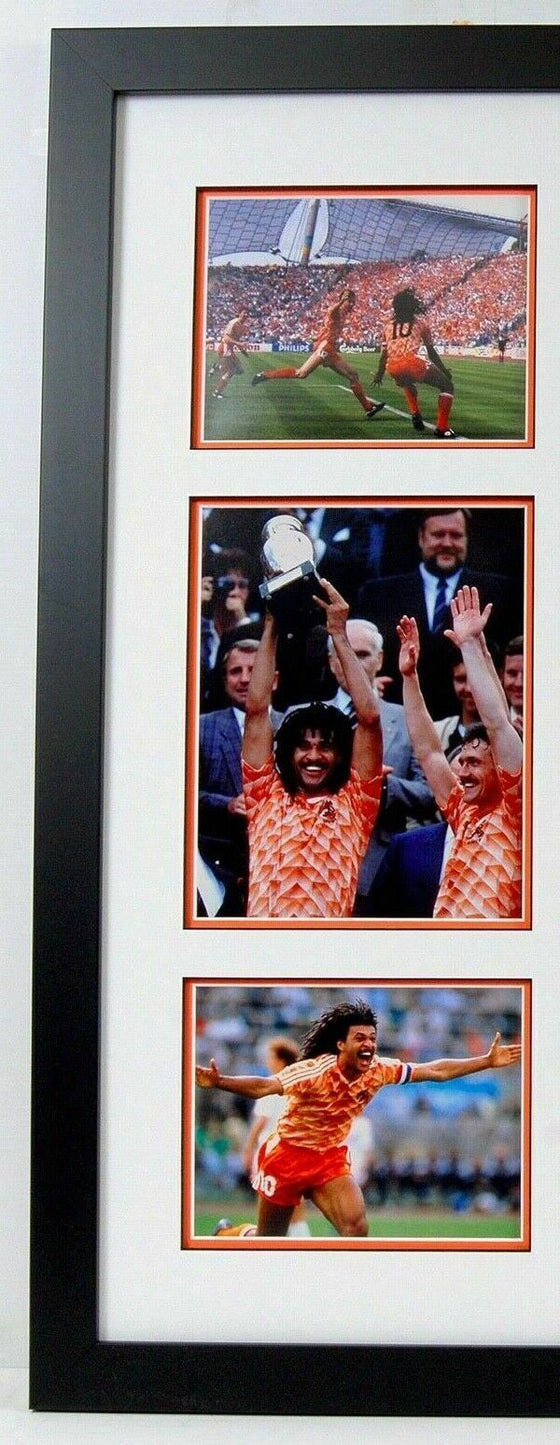 Ruud Gullit Signed & Framed HOLLAND Shirt EURO 88 Genuine Signature AFTAL COA