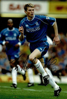  Tore Andre Flo Signed 12X8 PHOTO CHELSEA F.C GENUINE AUOGRAPH AFTAL COA (1665)