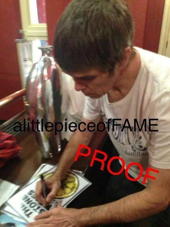 Ian Brown Signed & Framed 16X12 Photo The Stone Roses (A)