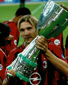  Andriy Shevchenko Signed 10X8 Photo AC Milan Ukraine AFTAL COA (A)