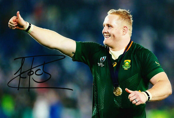 Vincent Koch Signed 12X8 Photo SPRINGBOKS South Africa AFTAL COA (A)