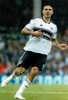  Aleksandar Mitrovic Signed 12X8 Photo Fulham F.C. Autograph AFTAL COA (E)