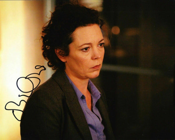 Olivia Colman SIGNED 10X8 Photo Broadchurch AFTAL COA (F)