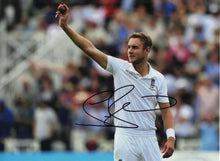  Stuart Broad Signed 12X8 Photo Ashes CRICKET LEGEND AFTAL COA (2656)