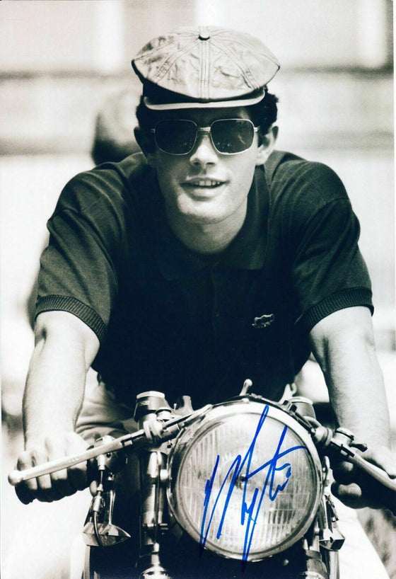 Giacomo Agostini Signed 12X8 Photo World Champion Grand Prix AFTAL COA (F)