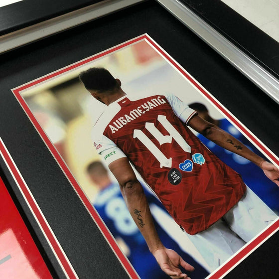 Pierre-Emerick Aubameyang SIGNED & FRAMED Arsenal F.C. Street Sign AFTAL COA (D)