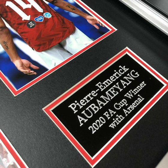 Pierre-Emerick Aubameyang SIGNED & FRAMED Arsenal F.C. Street Sign AFTAL COA (D)
