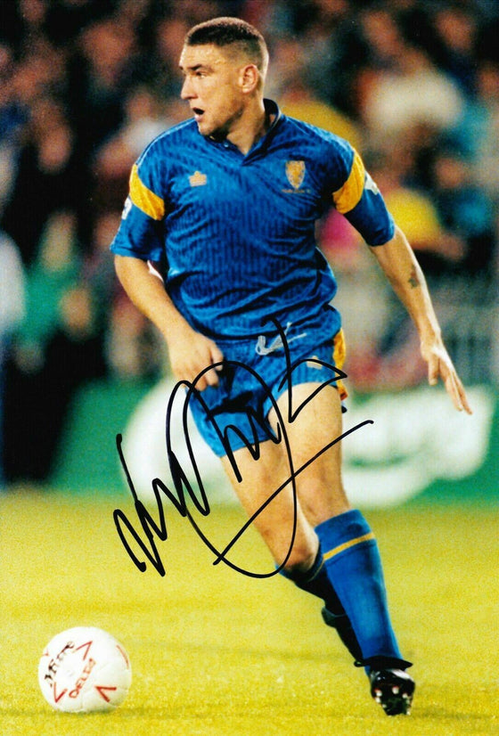 Vinnie Jones Signed 12X8 Photo Wimbledon Genuine Signature AFTAL COA (1438)