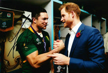  Francois Louw Signed 10X8 Photo SPRINGBOKS South Africa AFTAL COA (E)