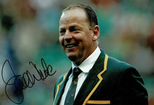  Jake White Signed 12X8 Photo SPRINGBOKS South Africa AFTAL COA (2227)
