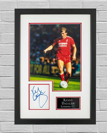  Kenny Dalglish Signed & FRAMED Photo Mount Display Liverpool FC AFTAL COA (B)