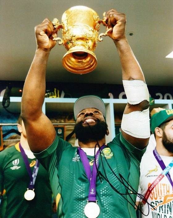 Tendai Mtawarira Signed 10X8 Photo SPRINGBOKS South Africa AFTAL COA (B)