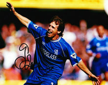  Gianfranco Zola Signed 10X8 Photo Chelsea FC AFTAL COA (1211)
