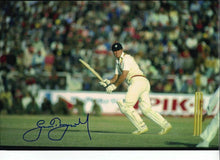  GEOFFREY BOYCOTT SIGNED 12X8 PHOTO LEGENDARY OPENING BATSMAN AFTAL COA (2570)