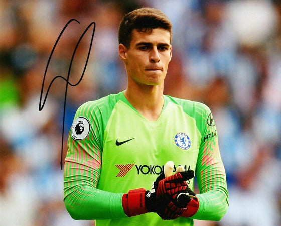 Kepa Arrizabalaga Signed 10X8 Photo Chelsea F.C. AFTAL COA (1154)