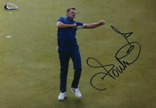  Ian Poulter Signed 16X12 Photo Ryder Cup Legend Private SIGNING AFTAL COA (F)