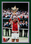 Bjorn Borg Signed & FRAMED 12X8 Photo Genuine Autograph Wimbledon AFTAL COA (G)