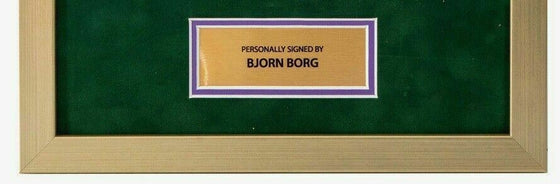 Bjorn Borg Signed & FRAMED 12X8 Photo Genuine Autograph Wimbledon AFTAL COA (G)