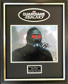  Chris Pratt Signed & FRAMED Photo Genuine GUARDIANS OF THE GALAXY AFTAL COA