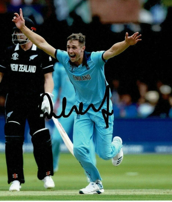 Chris Woakes Signed 10X8 Photo 2019 England CRICKET World Cup AFTAL COA (A)