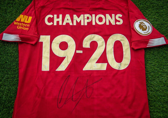 Trent Alexander-Arnold Signed Liverpool FC Shirt Amazing PROOF AFTAL COA (O)