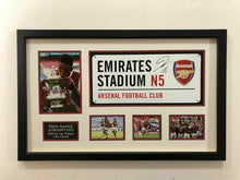  Pierre-Emerick Aubameyang SIGNED & FRAMED Arsenal F.C. Street Sign AFTAL COA (A)