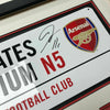 Pierre-Emerick Aubameyang SIGNED & FRAMED Arsenal F.C. Street Sign AFTAL COA (A)