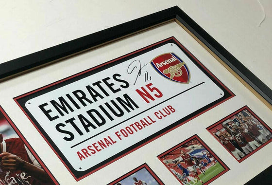 Pierre-Emerick Aubameyang SIGNED & FRAMED Arsenal F.C. Street Sign AFTAL COA (A)
