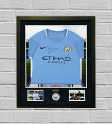  Pep Guardiola SIGNED Manchester CITY Premier LEAGUE WINNER JERSEY AFTAL COA (A)