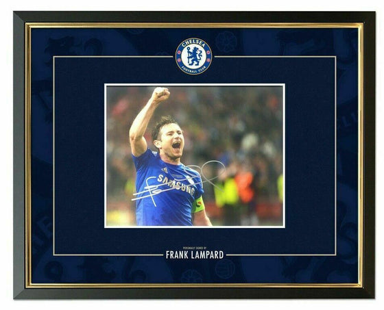 Frank Lampard Signed 10X8 Photo Chelsea F.C. Genuine Signature AFTAL COA