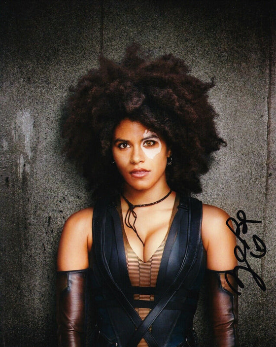 Zazie Beetz Signed Deadpool 2 10X8 Photo AFTAL COA (A)