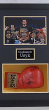Oleksandr Usyk Signed & FRAMED Boxing GLOVE AFTAL COA (A)