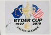 Greame McDowell SIGNED & Framed 2010 Ryder Cup PIN FLAG AFTAL COA
