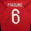 Harry Maguire Signed & Framed ENGLAND Shirt 2018 WORLD CUP AFTAL COA (B)