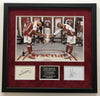 Pierre-Emerick Aubameyang & Alexandre Lacazette SIGNED FRAMED Photo Mount FA CUP