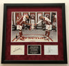 Pierre-Emerick Aubameyang & Alexandre Lacazette SIGNED FRAMED Photo Mount FA CUP