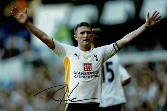 Robbie Keane Signed 12X8 Photo Tottenham Hotspur F.C. AFTAL COA (1542)