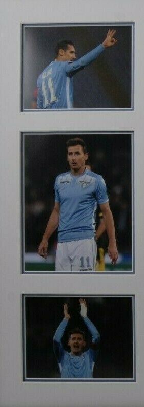 Miroslav Klose Signed & FRAMED Lazio JERSEY World Cup Legend AFTAL COA