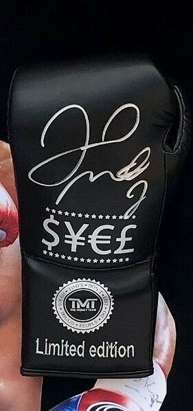 Floyd Mayweather Signed & FRAMED Boxing GLOVE TBE TMT AFTAL COA (C)