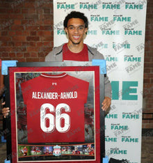  Trent Alexander-Arnold Signed & Framed Shirt Liverpool FC PROOF AFTAL COA (M)
